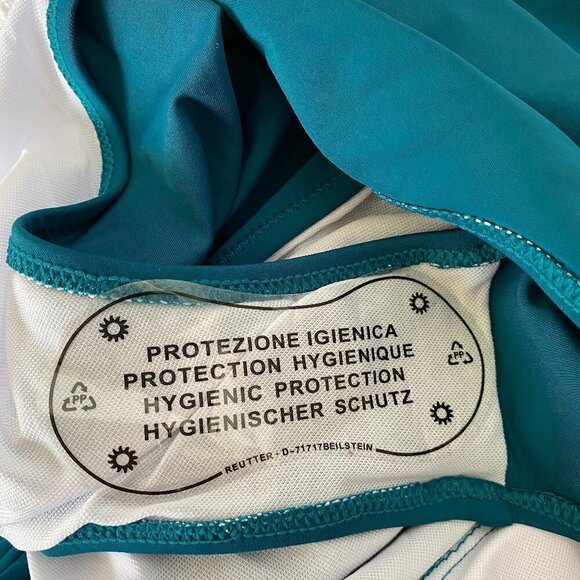 One Piece Royal Blue Bathing Suit - Picture 10 of 10